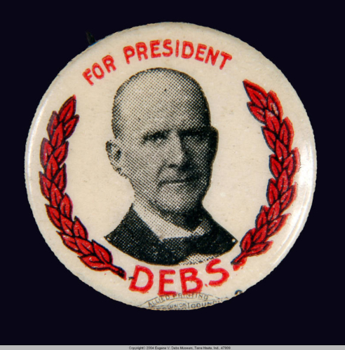 Eugene V. Debs Campaign Button Image